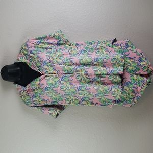 Lauren James Pink Floral Pajama Set